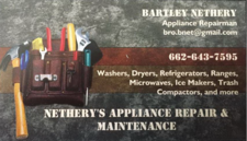 Nethery's Appliance Repair and Maintenance logo