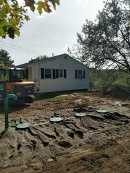 BP's Excavation, Logging and Trucking logo