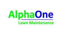 Alpha One Lawn Maintenance logo