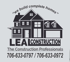Logo for Leal Construction LLC - Startsida Facebook