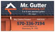 Logo for Mr. Gutter of Bloomsburg, LLC - Home Facebook
