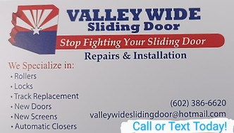 Valley Wide Sliding Door Repair, LLC - Unlicensed Contractor logo