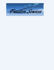 Logo for Freedom Services