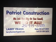 Logo for Patriot Construction
