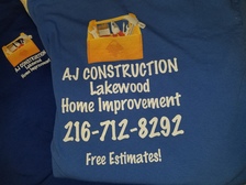 Logo for AJ Construction