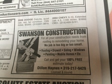 Logo for Swonson Construction