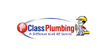 1st Class Plumbing logo