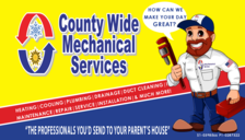 Logo for County Wide Mechanical Services, LLC-HVAC Repair