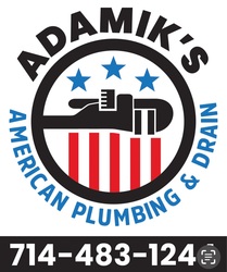 ADAMIK'S AMERICAN PLUMBING DRAIN AND BACKFLOW logo