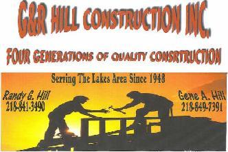 G & R Hill Construction, Inc. logo