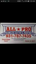 Avatar for All Pro Seamless Gutters & Roofing