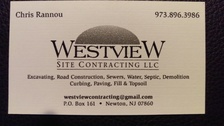 Logo for Westview Site Contracting, LLC