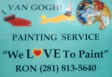 Logo for Van Gogh! Painting Service