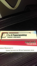 Logo for S&K Powerwashing