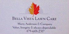 Bella Vista Lawn Care & Pressure Washing logo