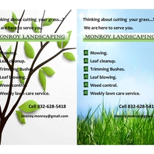 leaf removal flyer