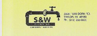 S&W Plumbing, Inc. logo
