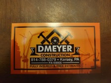 Logo for DMeyer Construction LLC