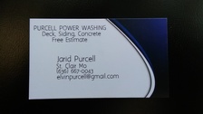 Logo for Purcell Power Washing