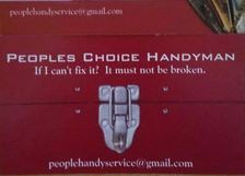 Peoples Choice Handyman Service logo