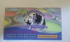 Logo for De Leon Interior & Exterior Painting, LLC