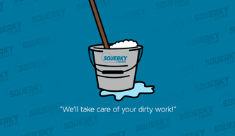 Squeaky Clean logo