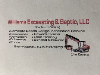 Williams Excavating & Septic LLC logo