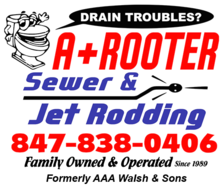 Logo for A+ Rooter