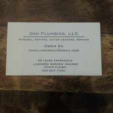 Oak Plumbing, LLC logo