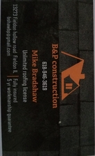 Logo for B&P Construction