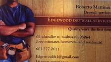 Logo for Edgewood Drywall Services
