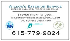 Logo for Wilson's Exterior Service