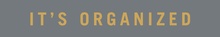 IT'S ORGANIZED logo