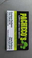 Logo for Pacheco's lawncare and tree service - Home Facebook