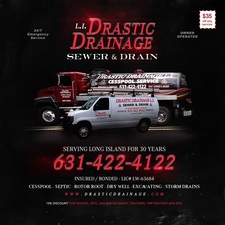 Drastic Drainage Long Island logo