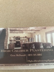 High Caliber Plastering logo