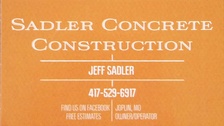 Sadler Concrete Construction, LLC logo