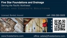 Logo for Five Star Foundations & Drainage