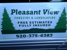 Logo for Pleasant View Forestry and Landscape