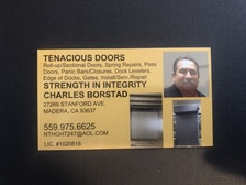 Logo for CB Tenacious Doors
