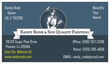 Avatar for Randy Ronk and Son Quality Painting