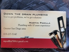 Down The Drain Plumbing logo