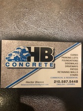 Logo for HB Concrete