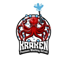 Logo for Kraken Pressure Washing Detroit