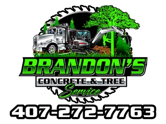 Brandon's Concrete and Tree Service logo