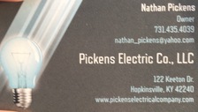 Avatar for Pickens Electric Co., LLC, DBA Nate's Electrical Service
