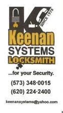 Avatar for Keenan Systems Locksmith