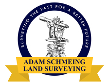 Logo for Adam Schmeing Land Surveying