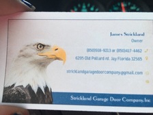 Logo for Strickland Garage Doors
