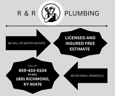 Logo for R & R Plumbing